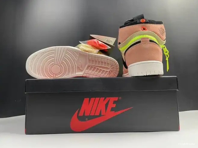 Jordan 1 Air Switch High CW6576-800 Peach 0429